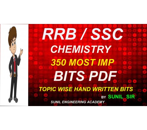 GENERAL SCIENCE-CHEMISTRY  IMP BITS FOR RRB NTPC /GROUP D/SSC CGL/CHSL/MTS -
